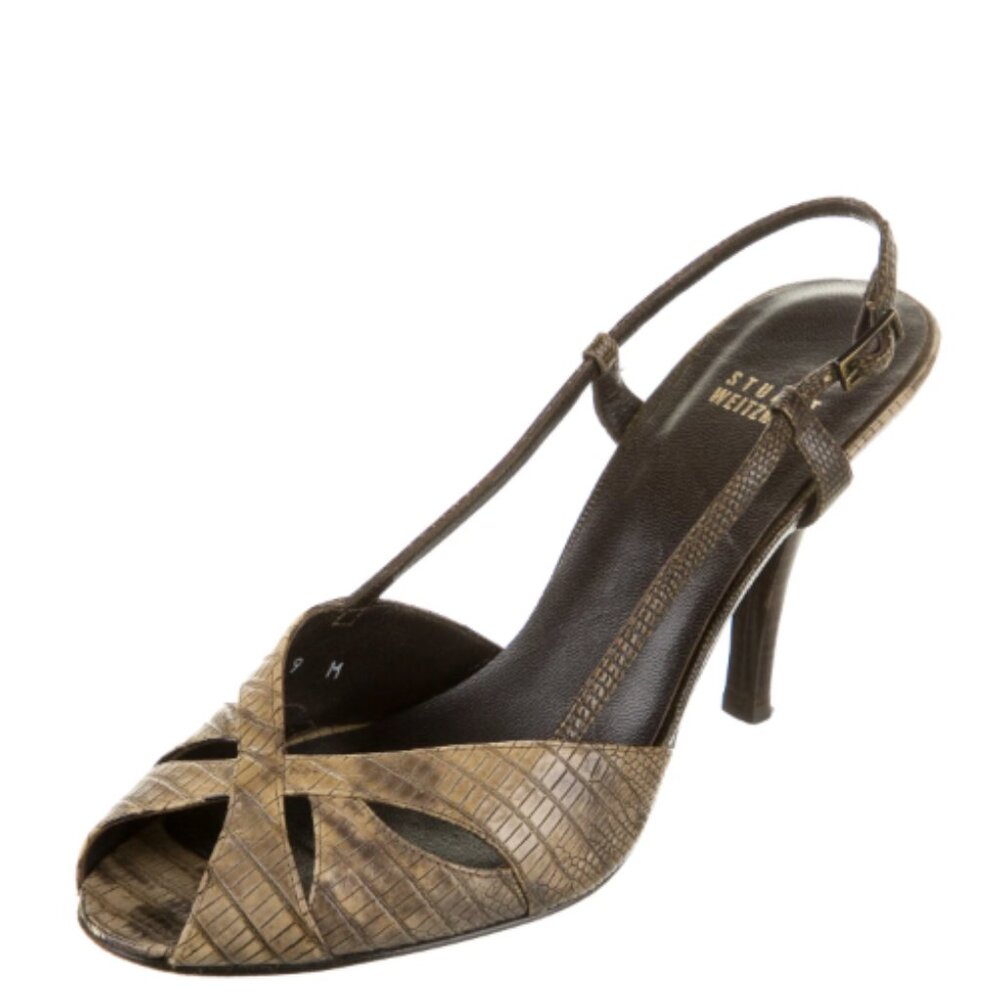 Stuart Weitzman Leather Slingback Sandals | Vintage and PERFECT for Spring